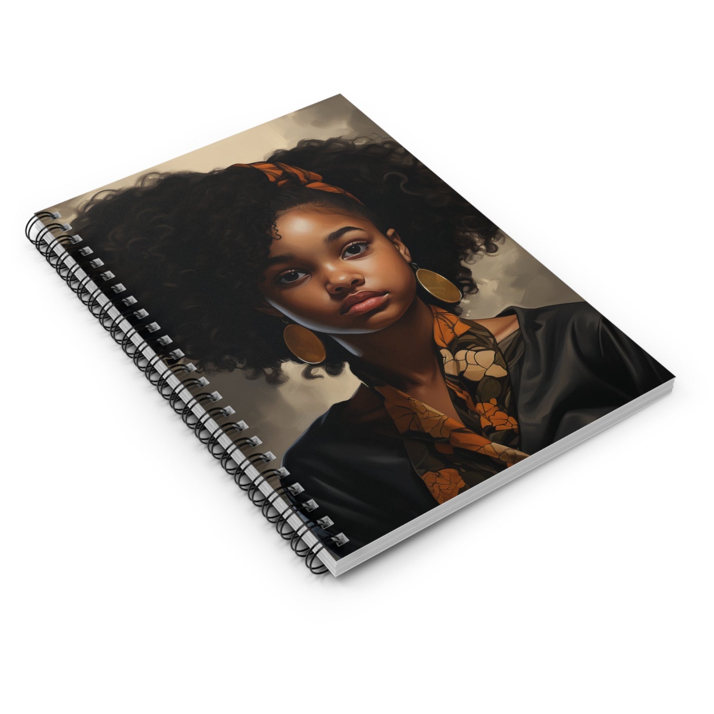 “Rooted Grace” – Elegant Spiral Notebook for Reflection & Creative Expression