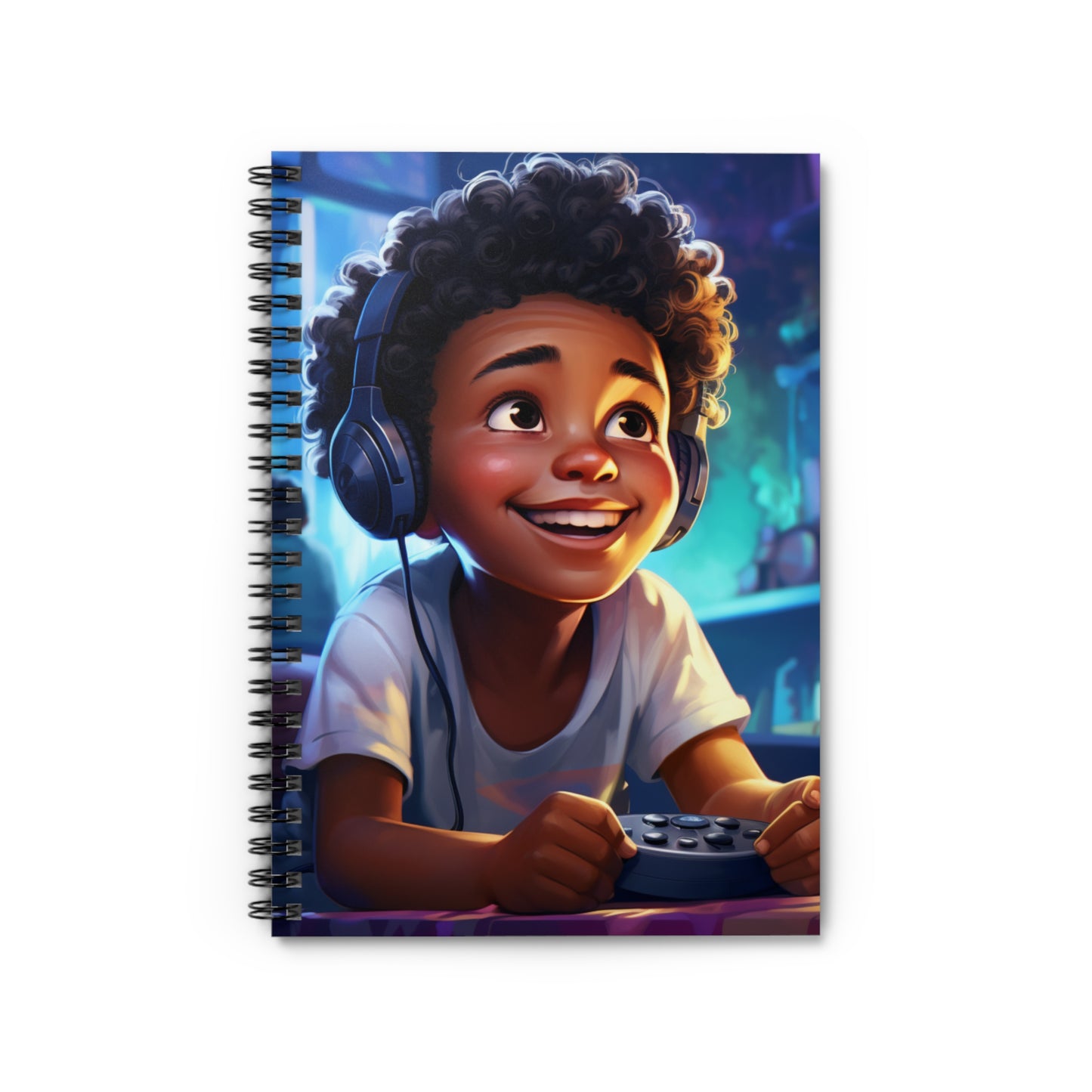 “Joy Mode” – Playful Spiral Notebook for Gamers, Dreamers & Everyday Creators