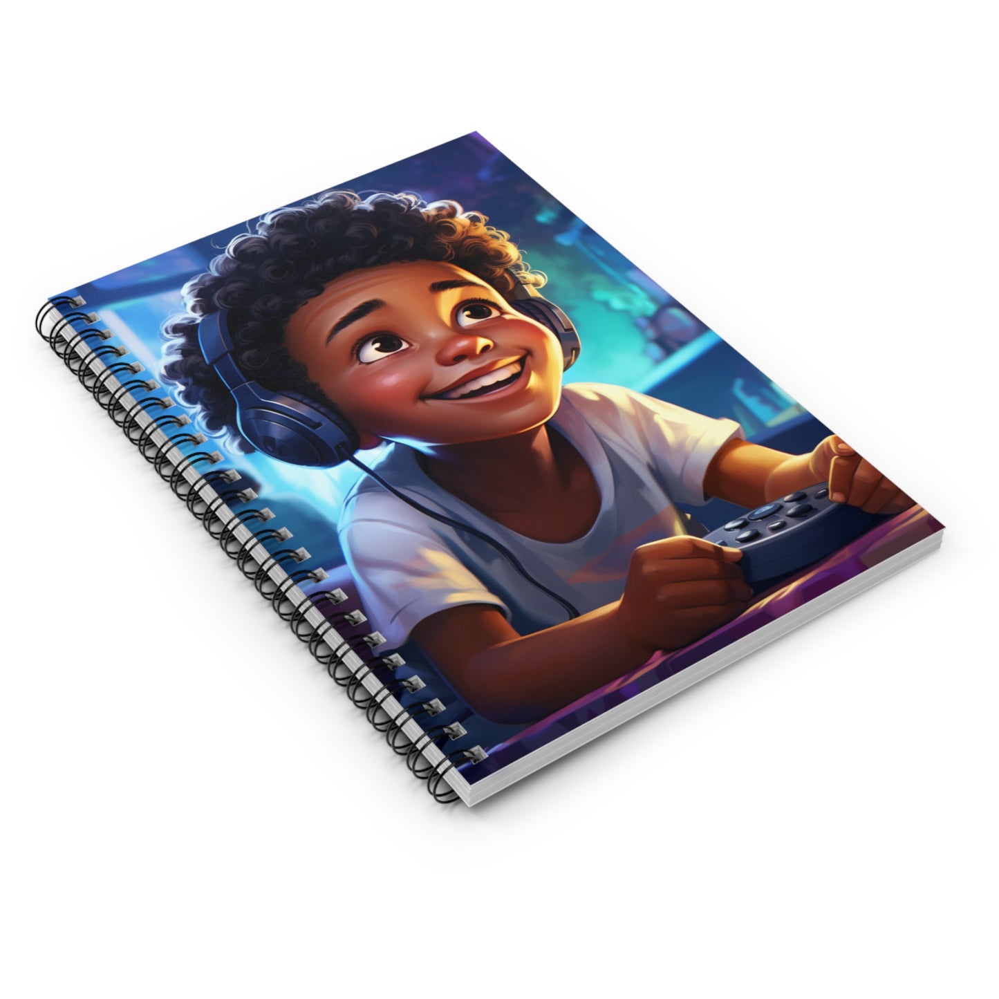 “Joy Mode” – Playful Spiral Notebook for Gamers, Dreamers & Everyday Creators