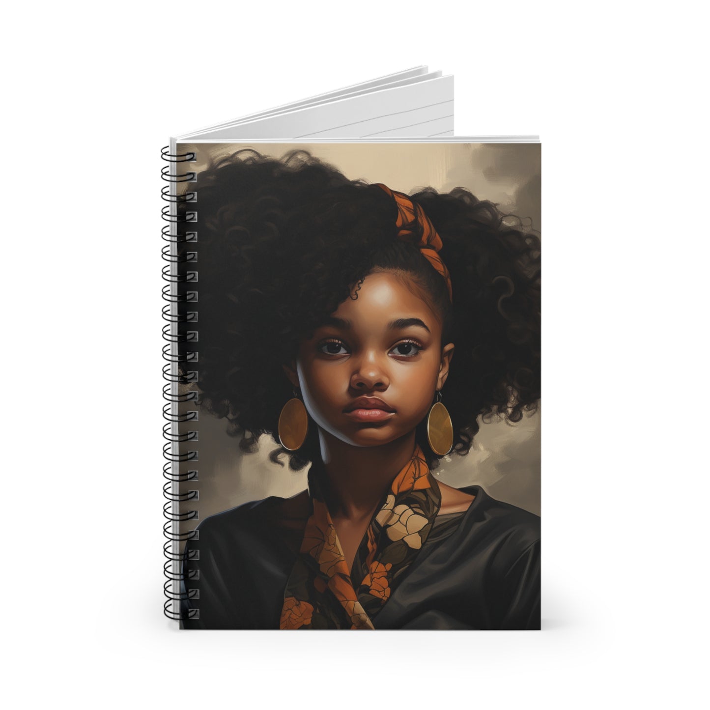 “Rooted Grace” – Elegant Spiral Notebook for Reflection & Creative Expression