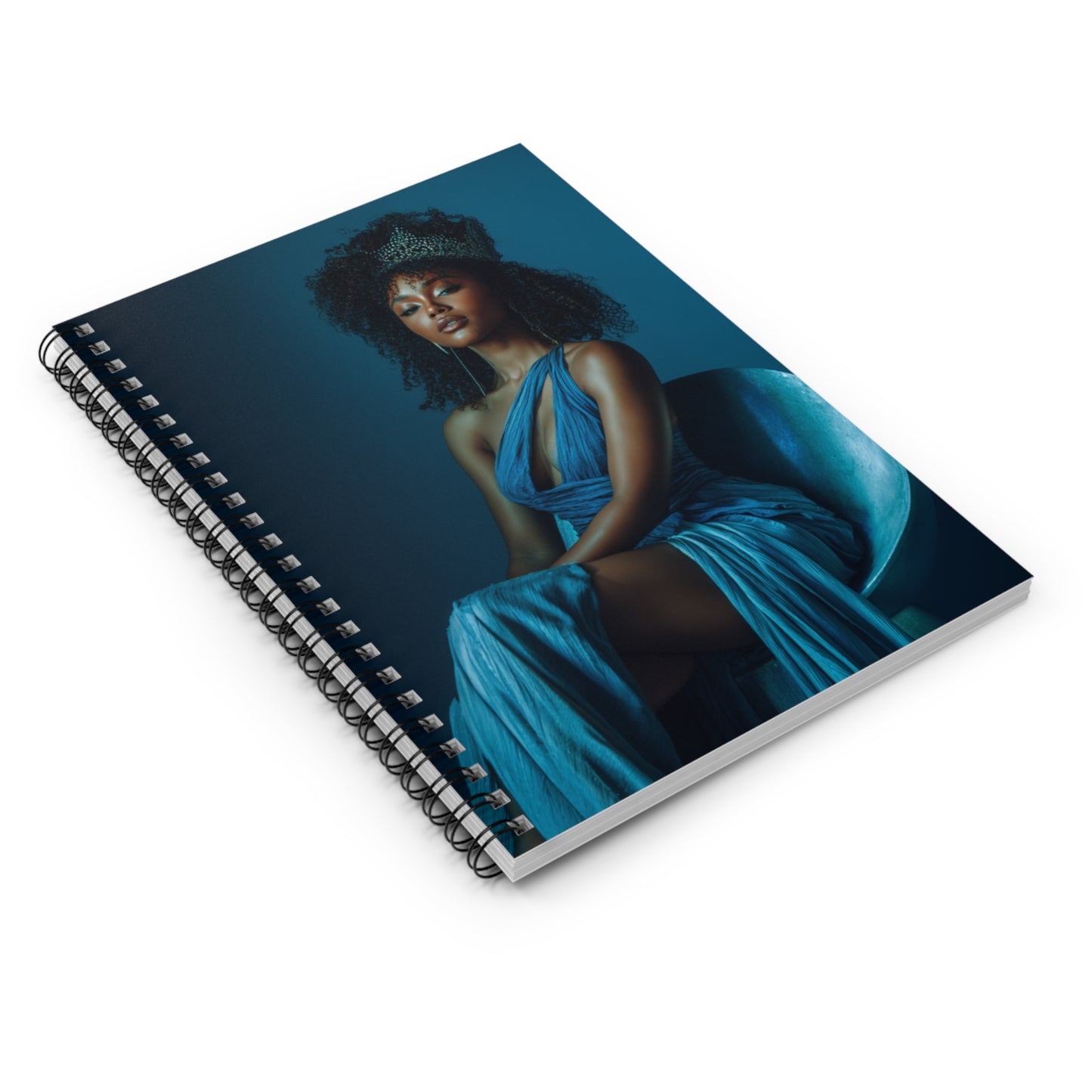 “The Poised Crown” – Elegant Spiral Notebook for Queens Who Lead with Grace