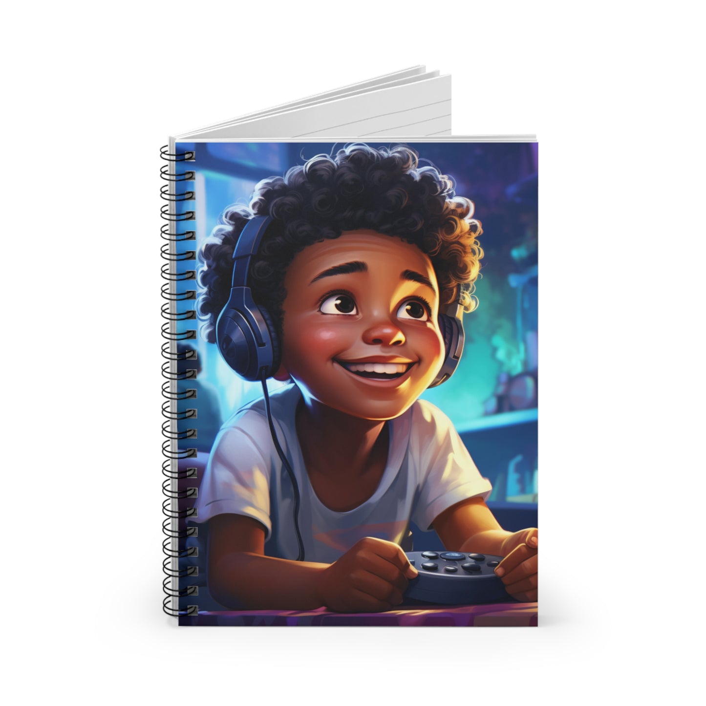 “Joy Mode” – Playful Spiral Notebook for Gamers, Dreamers & Everyday Creators