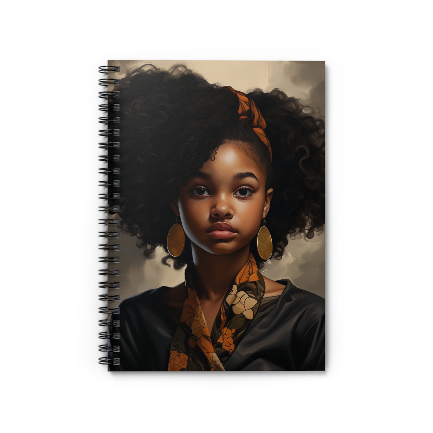 “Rooted Grace” – Elegant Spiral Notebook for Reflection & Creative Expression